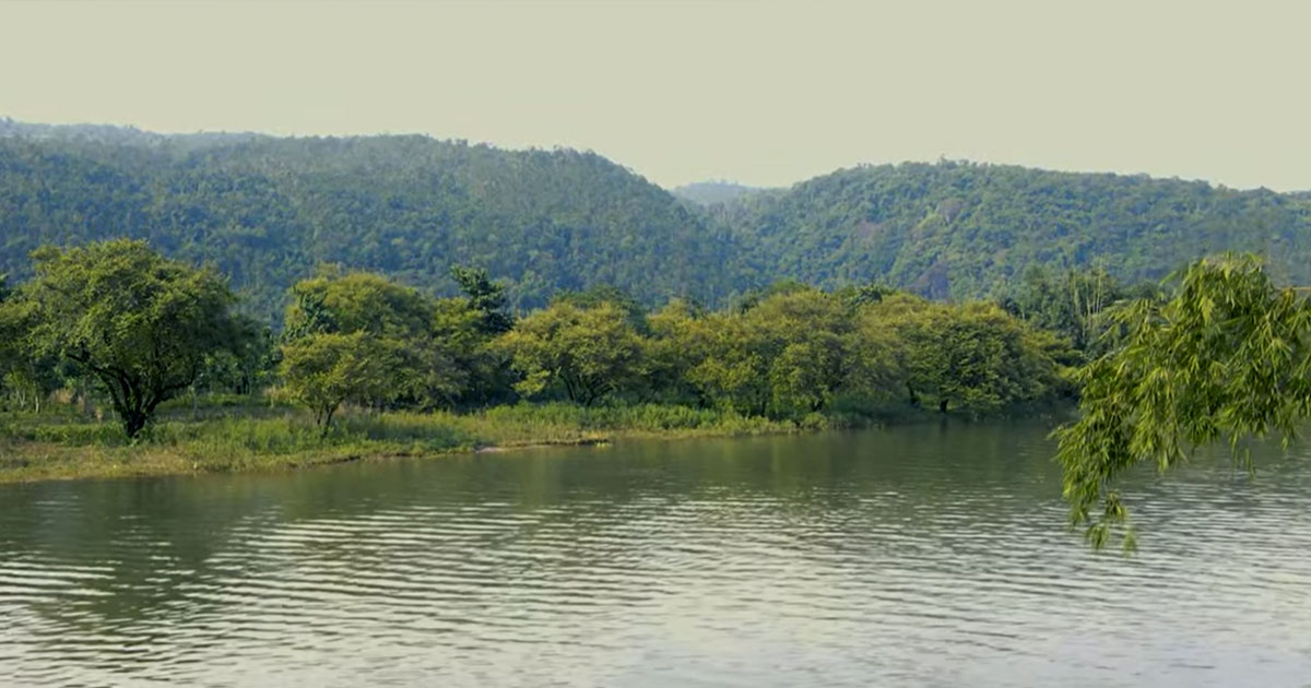 Pantumai Waterfall in Sylhet